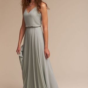 Jenny Yoo Inesse Morning Mist Bridesmaid Dress